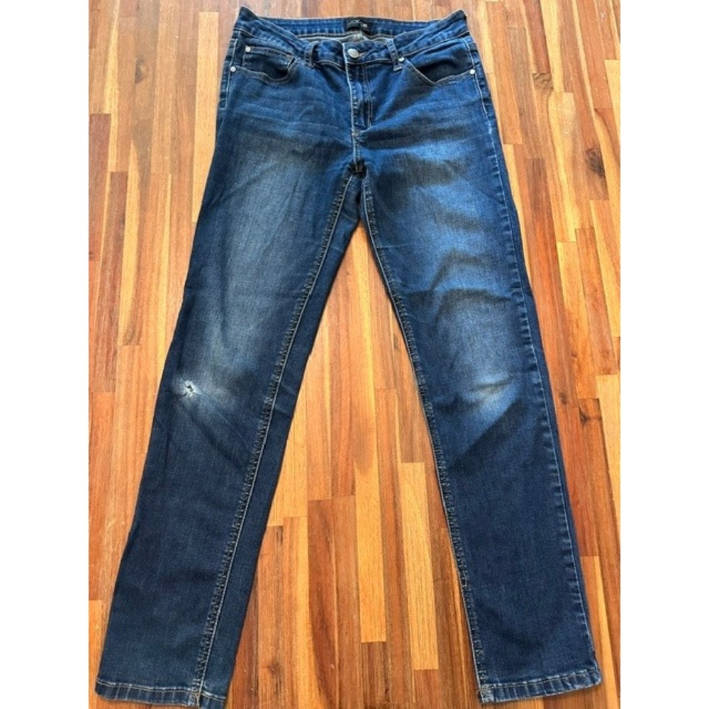 Joe's Jeans Kids Size 14 Medium Wash Straight Leg Denim Blue Jeans Distressed